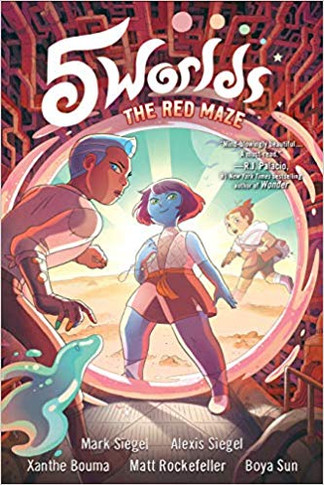 5 Worlds Book 3: The Red Maze Cover
