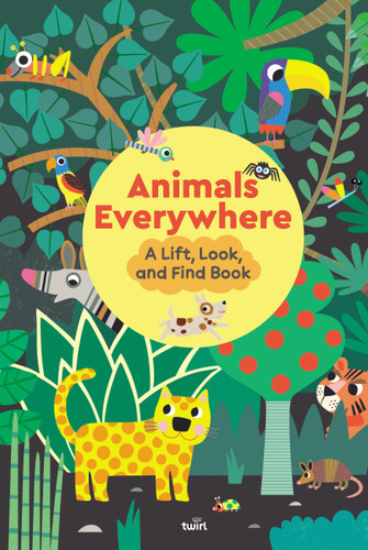 Animals Everywhere: A Lift, Look, and Find Book book cover by Stéphanie Babin