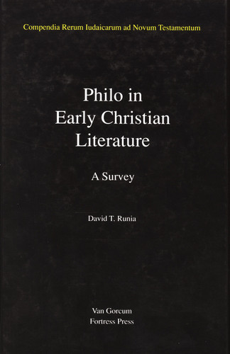 Jewish Traditions in Early Christian Literature, Volume 3 Philo in Early Christian Literature: A survey [9789023227137]