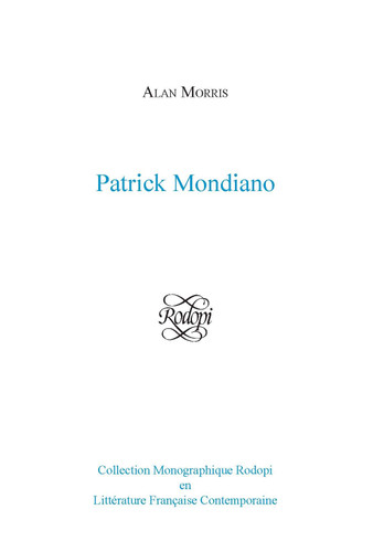 Patrick Modiano [9789042013612]