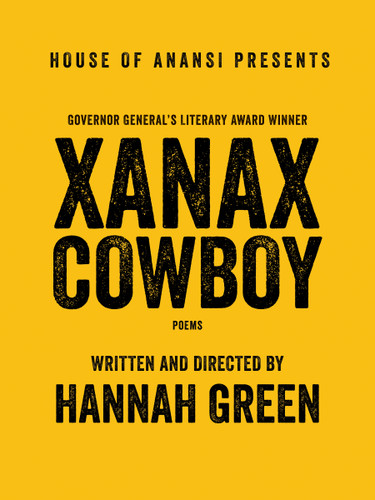 Xanax Cowboy: Poems book cover by Hannah Green