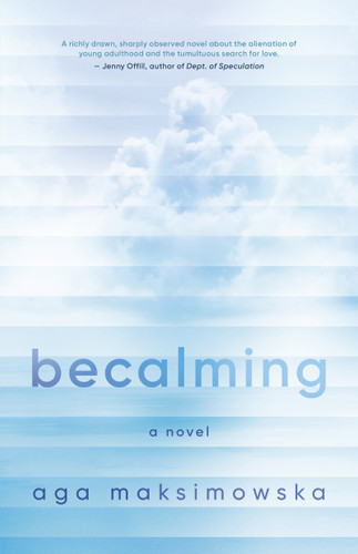 Becalming book cover by Aga Maksimowska