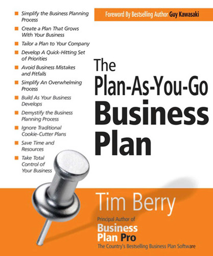 The Plan-As-You-Go Business Plan (Startup) book cover by Tim Berry