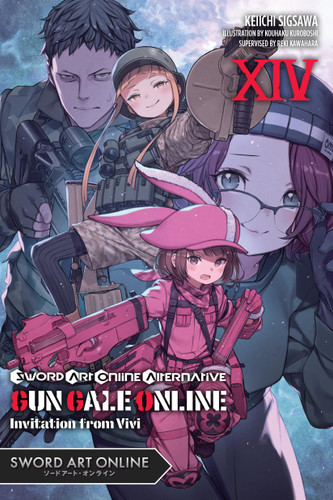 Sword Art Online Alternative Gun Gale Online, Vol. 14 (light novel): Invitation from Vivi (Sword Art Online Alternative Gun Gale Online (light novel) #14) book cover by Keiichi Sigsawa, Reki Kawahara