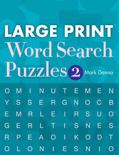 Large Print Word Search Puzzles 2 (Large Print Word Search Puzzles) book cover by Mark Danna