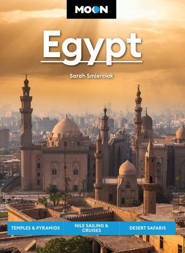 Moon Egypt: Temples & Pyramids, Nile Sailing & Cruises, Desert Safaris (Moon Middle East & Africa Travel Guide) book cover by Sarah Smierciak, Moon Travel Guides