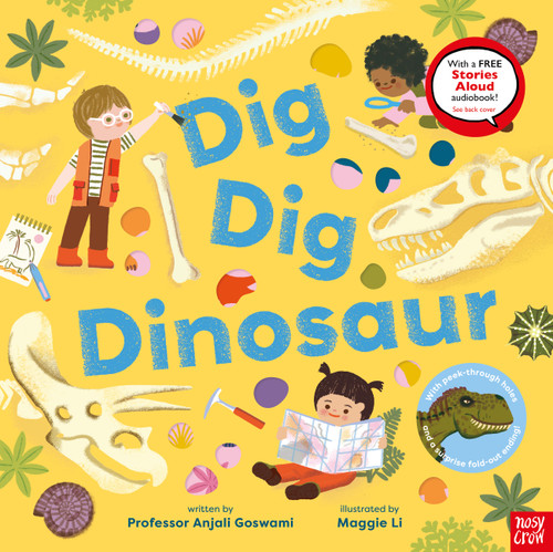Dig, Dig, Dinosaur book cover by Anjali Goswami