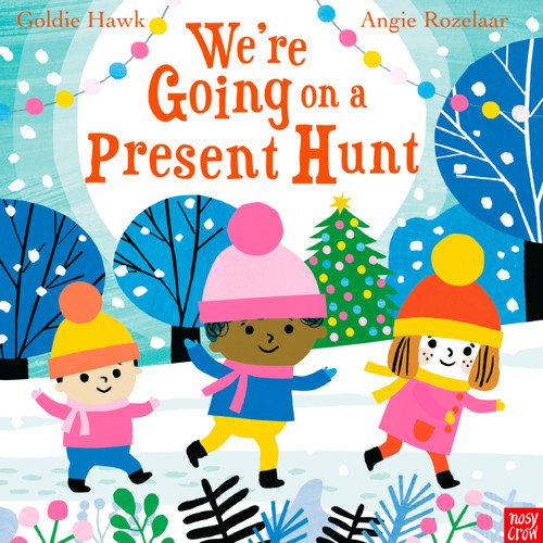 We're Going on a Present Hunt (We're Going on a) book cover by Goldie Hawk