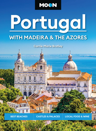 Moon Portugal: With Madeira & the Azores: Best Beaches, Castles & Palaces, Local Food & Wine (Moon Europe Travel Guide) book cover by Moon Travel Guides, Carrie-Marie Bratley