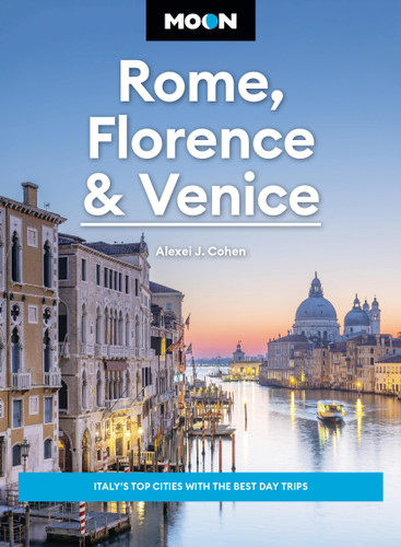 Moon Rome, Florence & Venice: Italy's Top Cities with the Best Day Trips (Travel Guide) book cover by Moon Travel Guides, Alexei J. Cohen