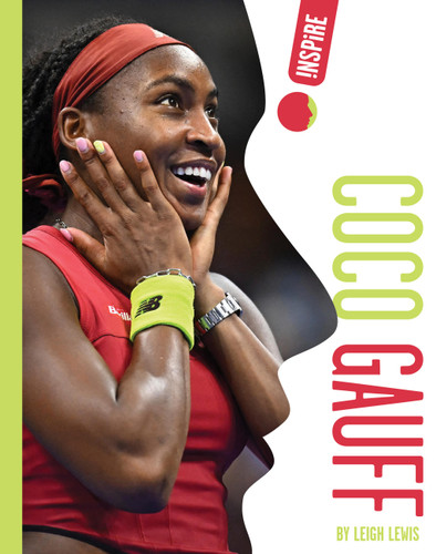 Coco Gauff book cover by Leigh Lewis
