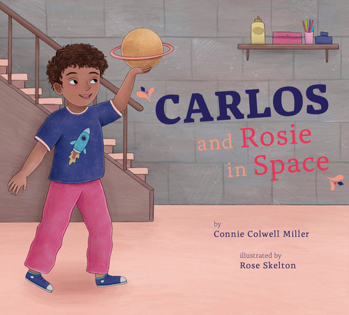Carlos and Rosie in Space book cover by Connie Colwell Miller