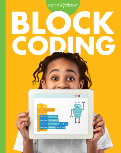 Curious about Block Coding book cover by Jill Sherman