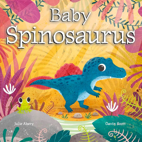 Baby Spinosaurus book cover by Julie Abery
