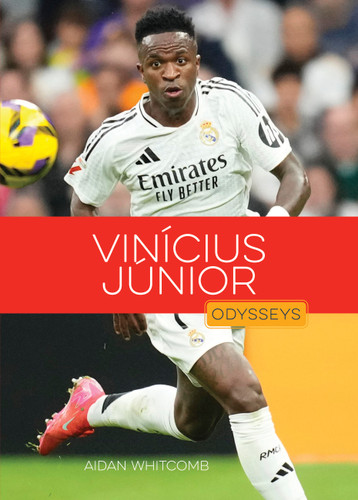 Vinícius Júnior (Odysseys in Sports: Soccer Stars) book cover by Aidan Whitcomb