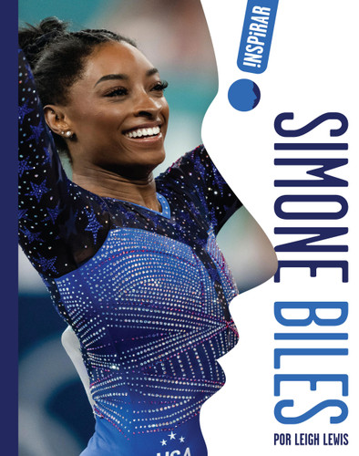 Simone Biles (Spanish) book cover by Leigh Lewis