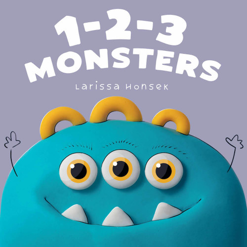 1-2-3 Monsters: A Clay Art Counting Book for Toddlers book cover by Larissa Honsek