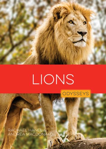 Lions (Odysseys in the Wild) book cover by Rachael Hanel