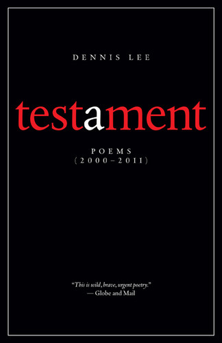 Testament book cover by Dennis Lee