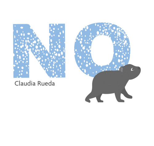 No book cover by Claudia Rueda