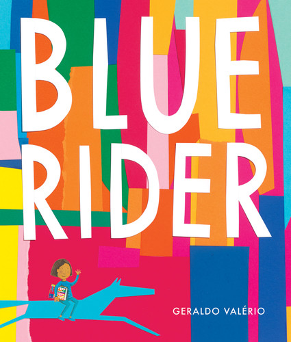 Blue Rider book cover by Geraldo Valério