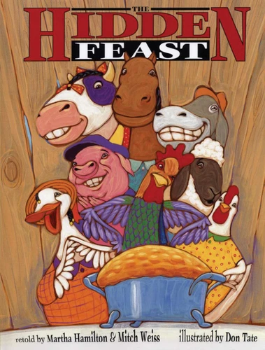 The Hidden Feast: A Folktale from the American South book cover by Mitch Weiss, Martha Hamilton