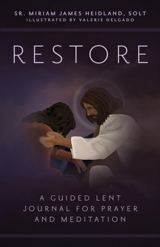 Restore: A Guided Lent Journal for Prayer and Meditation book cover by Miriam James Heidland