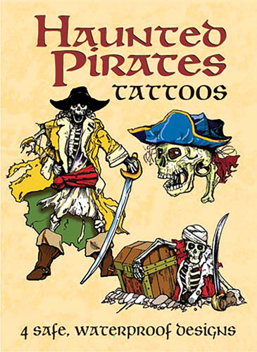 Haunted Pirates Tattoos (Dover Little Activity Books: Pirates) book cover by Jeff A. Menges