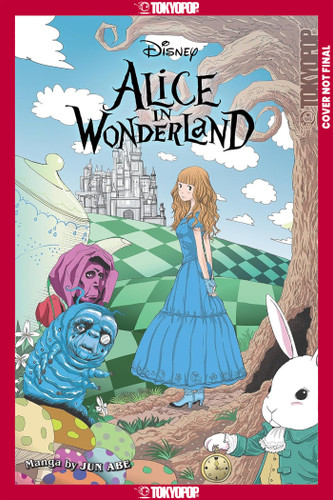 Disney Manga Tim Burton's Alice in Wonderland (Spanish) book cover by Jun Abe