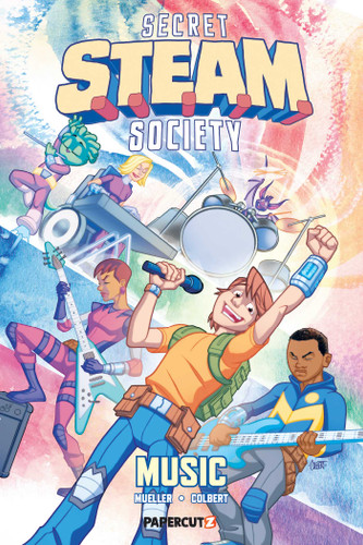 Secret S.T.E.A.M. Society: Music (Secret S.T.E.A.M. Society) book cover by Trevor Mueller