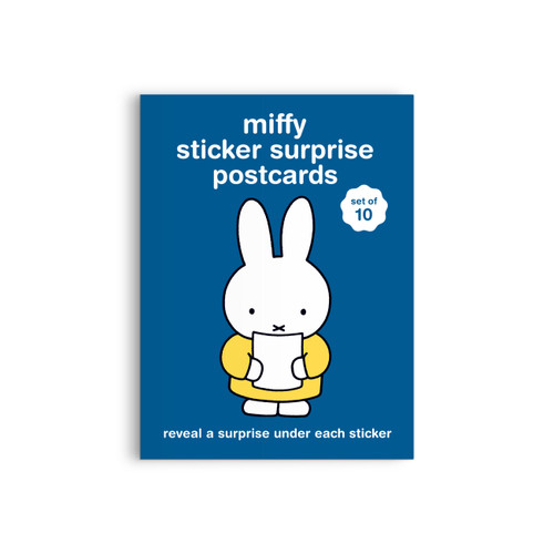 Miffy Postcard Sticker Book book cover by Galison