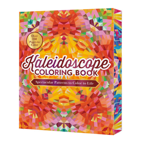 Kaleidoscope Coloring Book: Spectacular Patterns to Color to Life (Chartwell Deluxe Spredges Editions) book cover by Editors of Chartwell Books