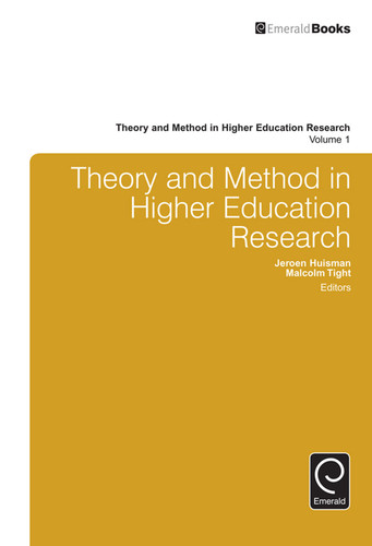 Theory and Method in Higher Education Research (Theory and Method in Higher Education Research #1) book cover by 