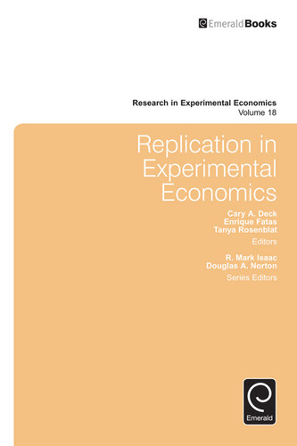 Replication in Experimental Economics (Research in Experimental Economics #18) [9781785603518]