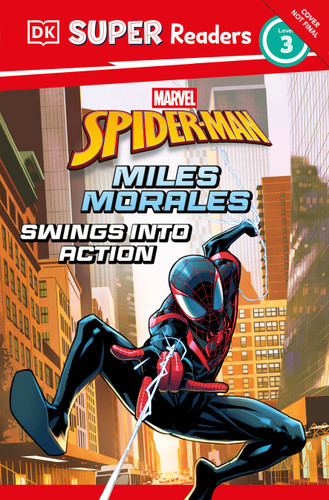 DK Super Readers Level 3 Marvel Spider-Man Miles Morales (DK Super Readers) book cover by DK