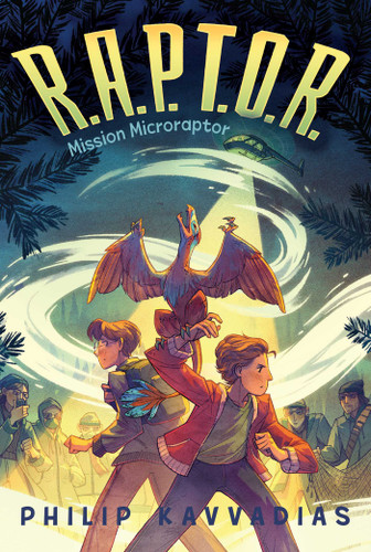 Mission Microraptor (R.A.P.T.O.R.) book cover by Philip Kavvadias