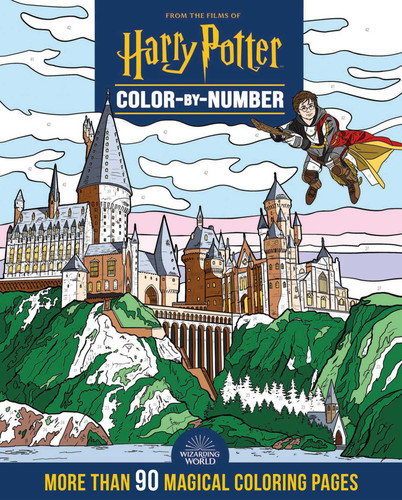 Harry Potter Color-by-Number (Color-by-Number) book cover by Editors of Thunder Bay Press