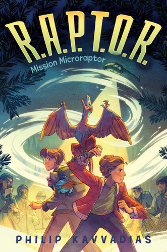 Mission Microraptor (R.A.P.T.O.R.) book cover by Philip Kavvadias
