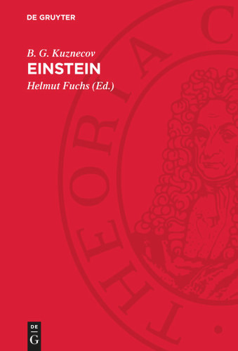 Einstein: Leben, Tod, Unsterblichkeit book cover by B. G. Kuznecov