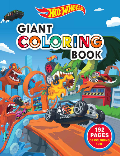 Hot Wheels: Giant Coloring Book (Hot Wheels) book cover by Mattel