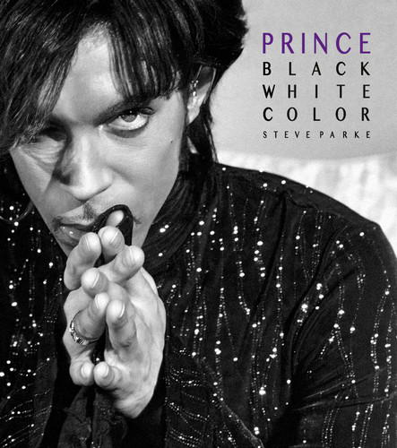 Prince: Black, White, Color book cover by Steve Parke