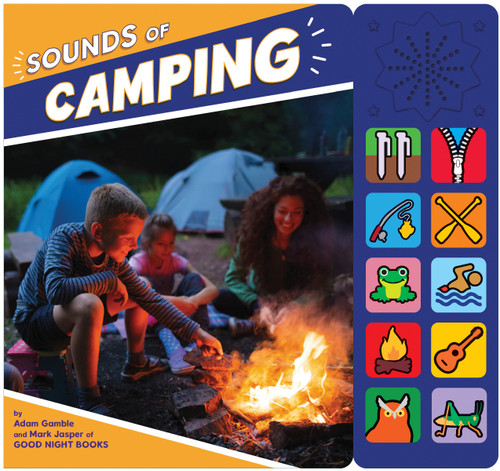 Sounds of Camping (Good Night Our World) book cover by Adam Gamble, Mark Jasper