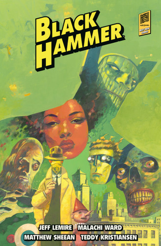 Black Hammer Library Edition Volume 4 (Black Hammer) book cover by Jeff Lemire