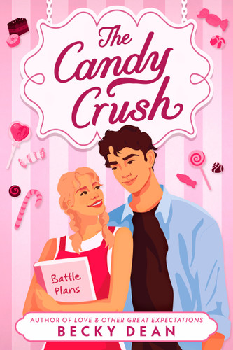 The Candy Crush book cover by Becky Dean
