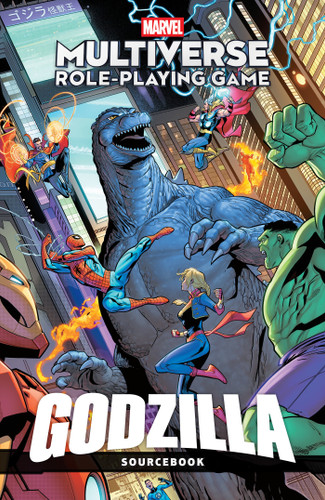 Marvel Multiverse Role-Playing Game: Godzilla book cover by Matt Forbeck, Pallie Paul Allor