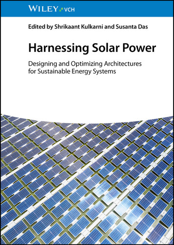Harnessing Solar Power: Designing and Optimizing Architectures for Sustainable Energy Systems book cover by 