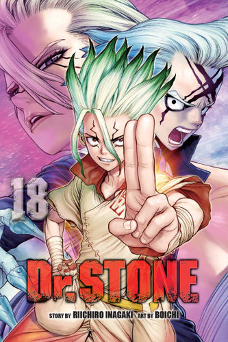 Dr. STONE, Vol. 18: Science Is Elegant (Dr. STONE) book cover by Riichiro Inagaki