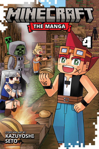 Minecraft: The Manga, Vol. 4 (Minecraft: The Manga) book cover by Kazuyoshi Seto