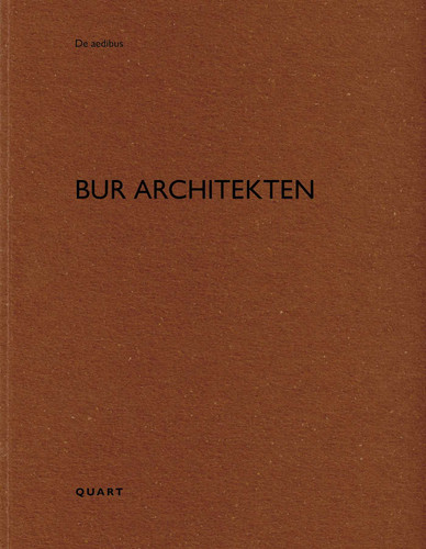 BUR Architekten (De aedibus) book cover by 