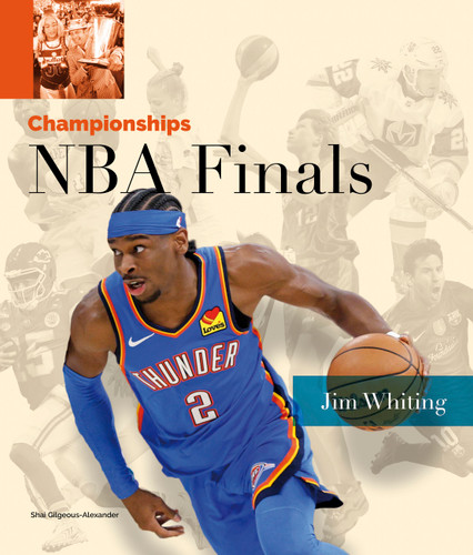 NBA Finals book cover by Jim Whiting